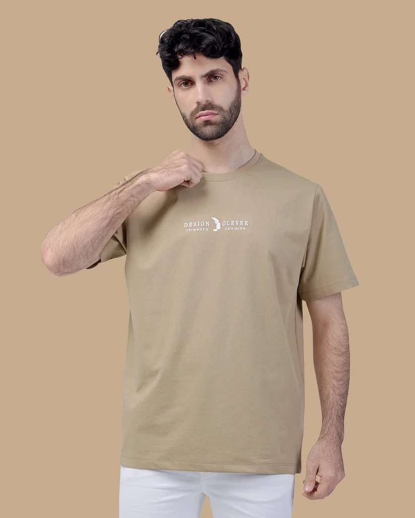 تيشرت رجالي Camel Cotton T-shirt