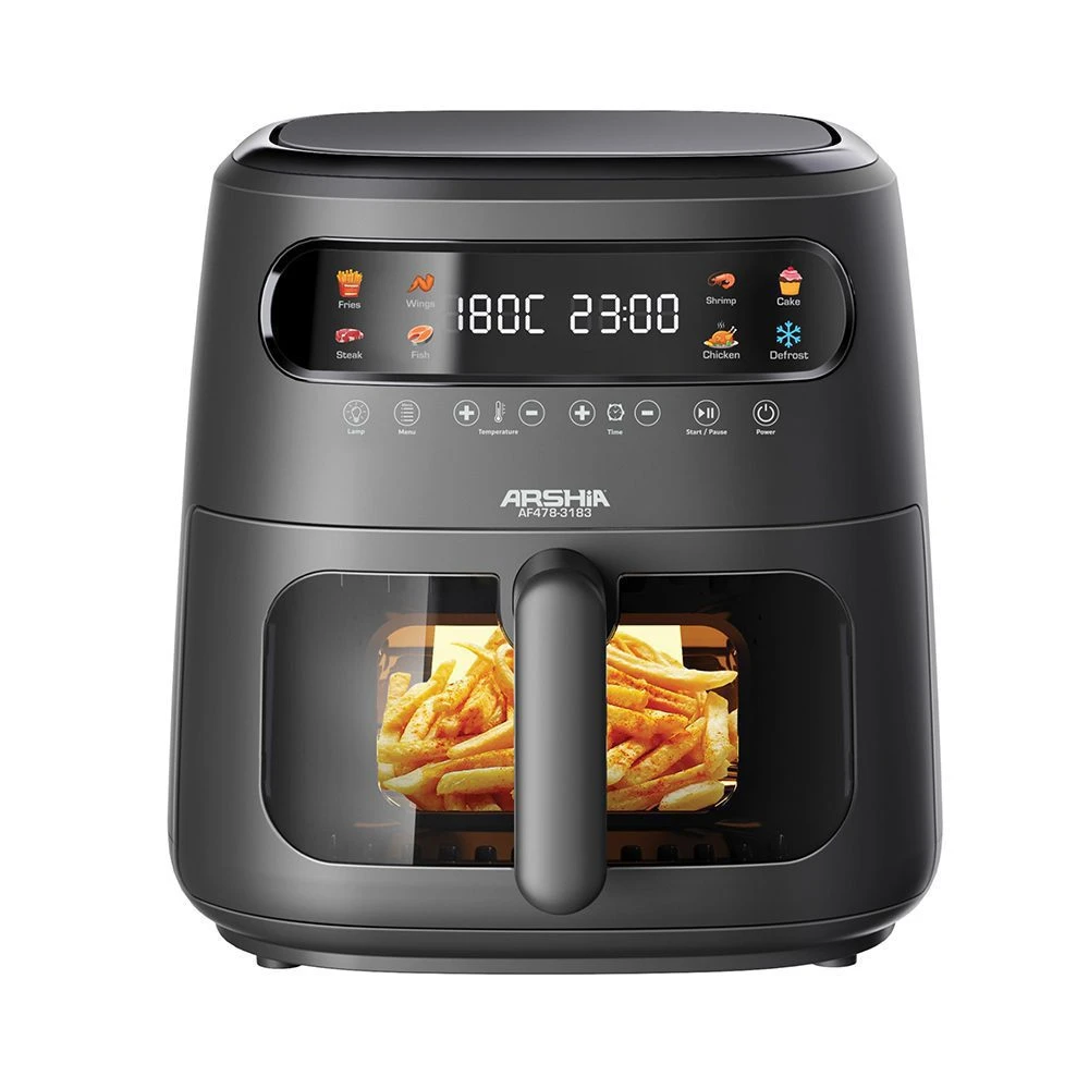 multifunctional Air Fryer 8L Black – 3183 – Arshia