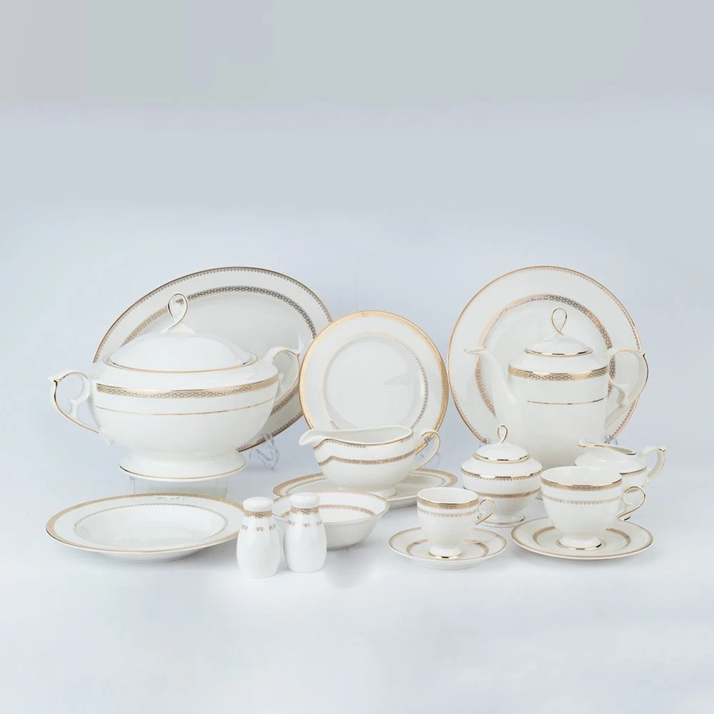 طقم سفرة بورسلين 112 قطعة – MO-008