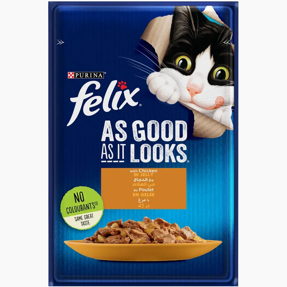 Felix what food adult chicken 85gm