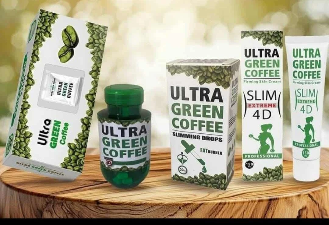 ULTRA GREEN   COFFEE  كورس  الترا جرين كوفى ( كوفى و شاى و كريم ونقط و كبسولات حرق )