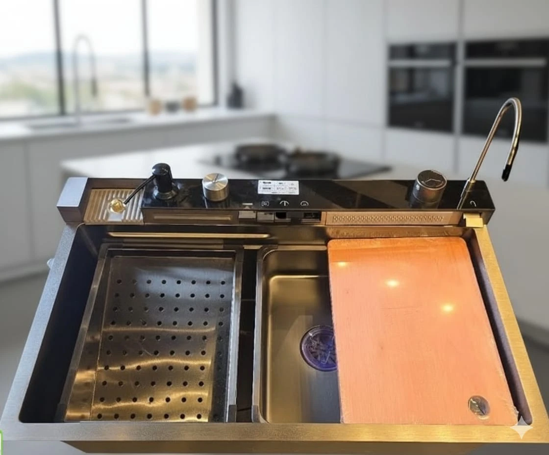 حوض ديجتال 5 زرار بشاشه وليد