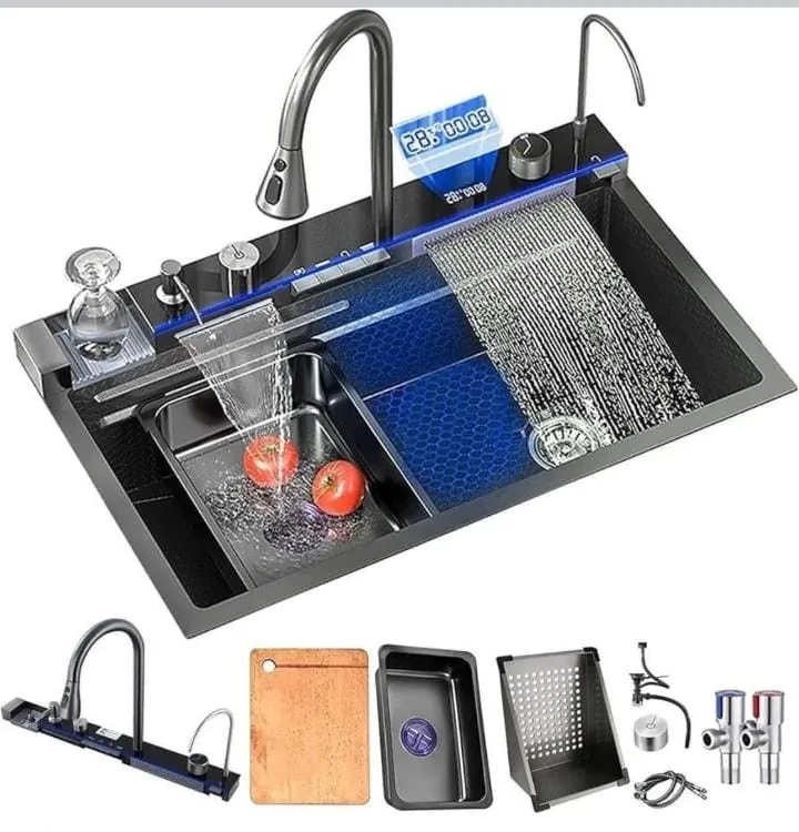 حوض مطبخ سمارت بشاشة ديجيتال