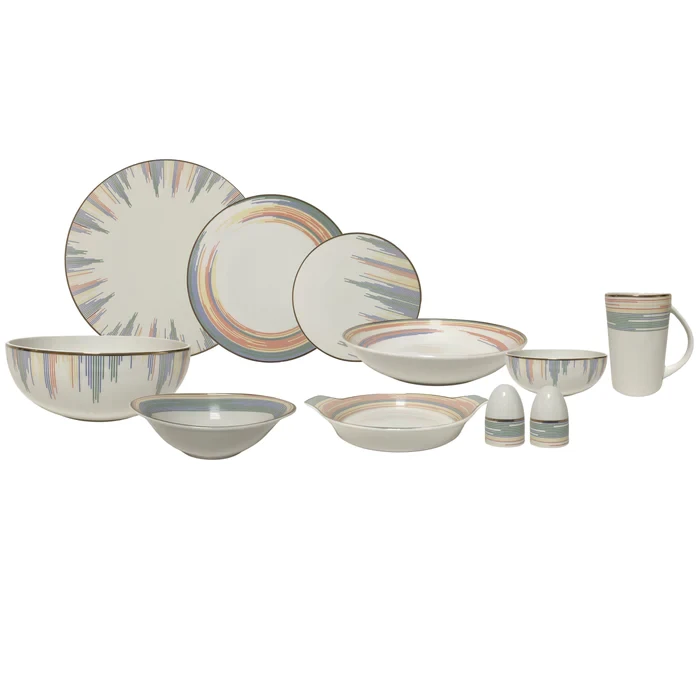 رويال ألفريدو طقم عشاء بورسلين 36 قطعة ابيض-ART-W1