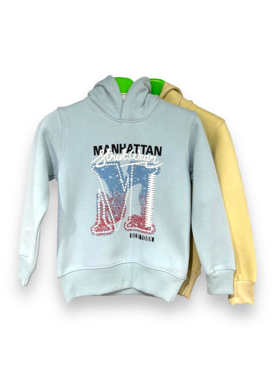 سويتشرت ولادي خامه ميلتون قطن 100%