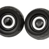 Smile S001 Wired Digital Speaker For Computer And Laptop, 2 Pieces. Multiple Colors