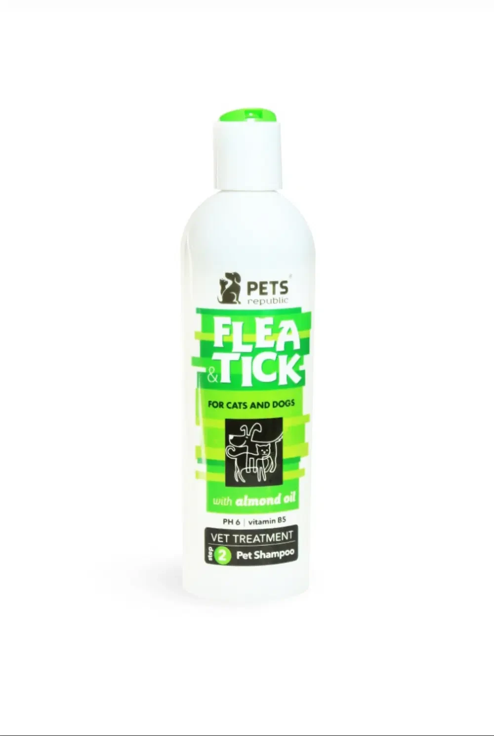 Anti Flea & Tick Shampoo for pet with Almond 500ml
