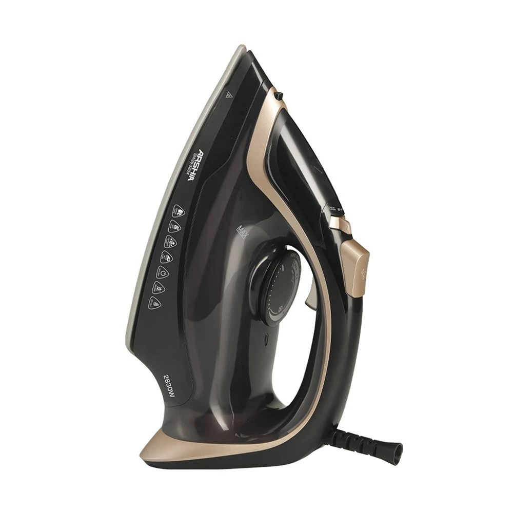 Steam Iron (Black & Gold) – 3204 – Arshia