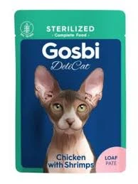 Gosbi Delicat Sterilised Chicken With Shrimps 70gm