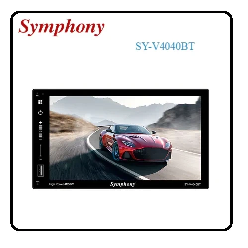 مشغل الوسائط المتعددة سيمفونى بحجم 7 بوصة ميرور لينك اندرويد & ايفون SY-V4040BT