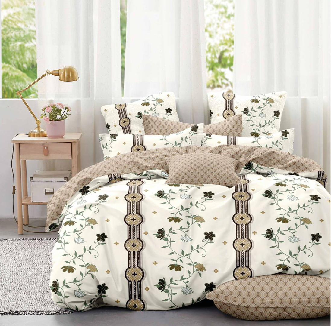 طقم ملايه قطن -عامريه عالى الجوده 4 قطع من  ملايه 240x260 مع 1 غطاء مخده طويله 160 سم مع 2 غطاء خداديه 50x75