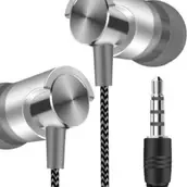 SX Wired Earphones With Microphone - Black, S33, Wired, In-Ear, HD MIC CALL METEL EXTRA BASS