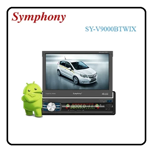 مشغل الوسائط المتعددة سيمفونى بحجم 7 بوصة اندرويد 9 & ميرور لينك SY-V9000BTWIX