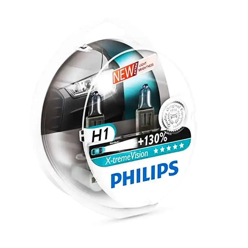طقم لمبات فيليبس Xtreme Vision H1 اضاءة 130% اقوي