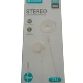 Celebrate G34 Stereo 3.5mm Wired Earphones Original Color White