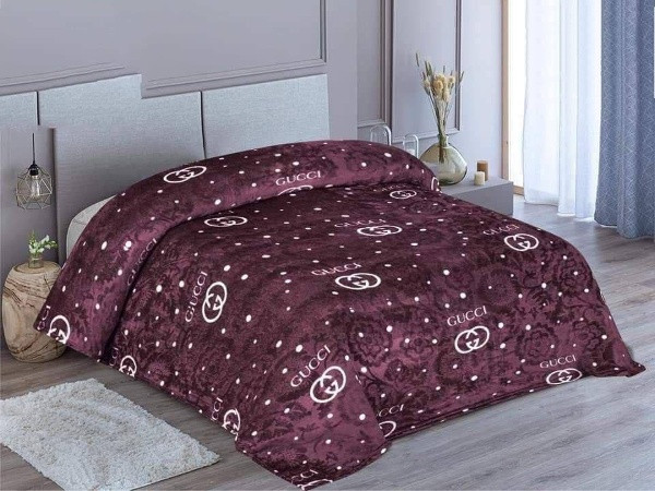 دفاية سرير كبيرة ساده قماش ناعم وكثيف