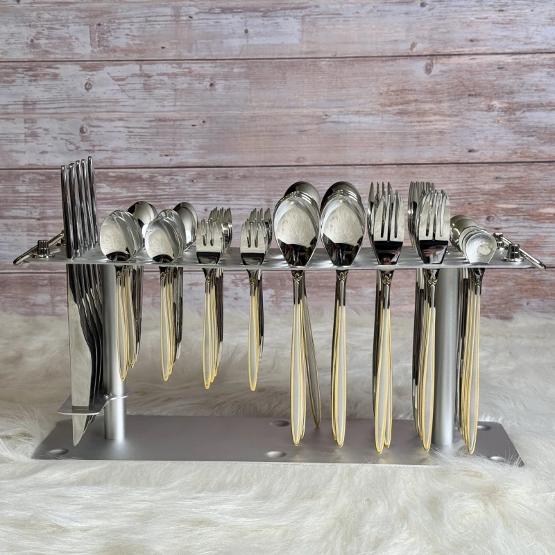 طقم معالق على حامل ٦٠ قطعه – DH03