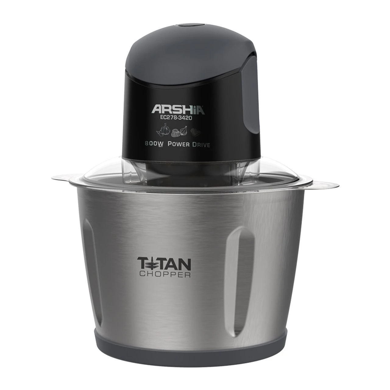 Electric Chopper 3L (Black) – 3420 – Arshia