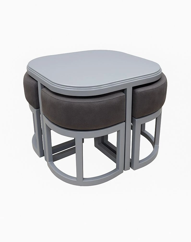 سفرة مودرن متداخلة 4 كراسي